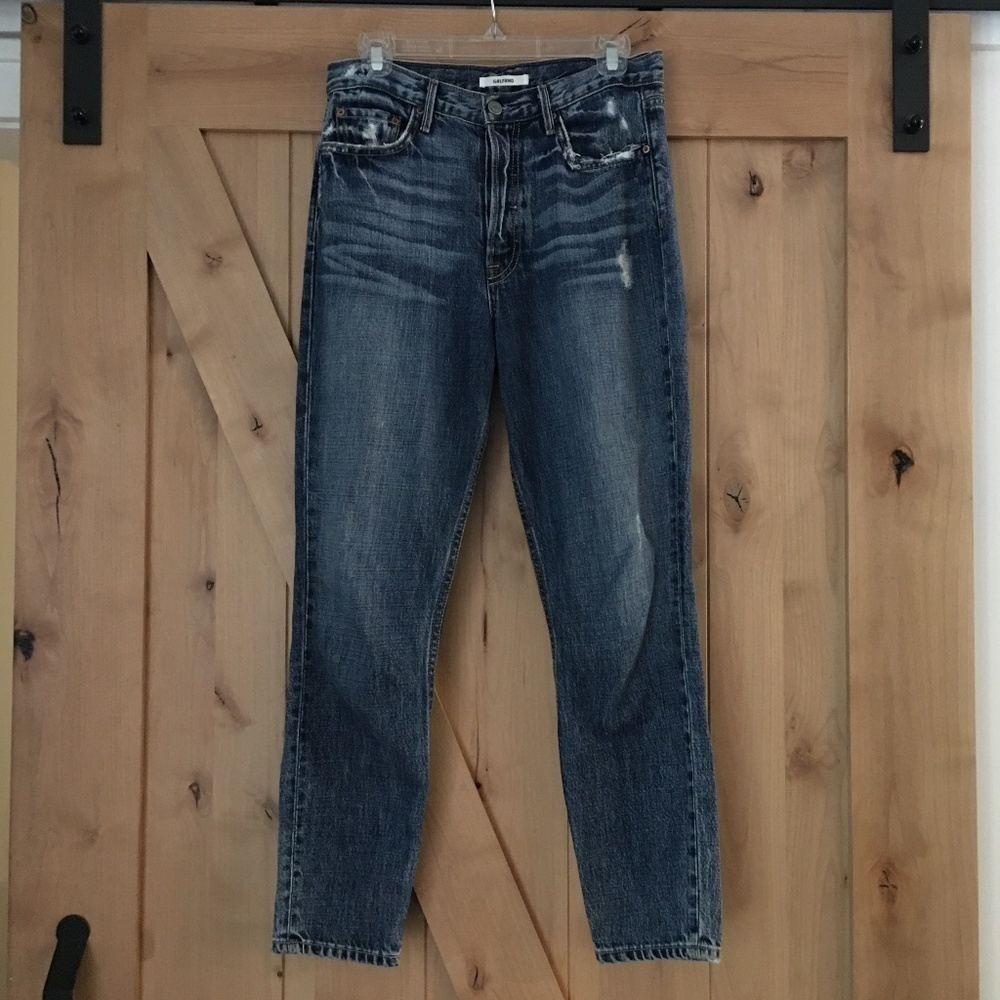 GRLFRND Karolina Button Fly Jeans Blue Size 28